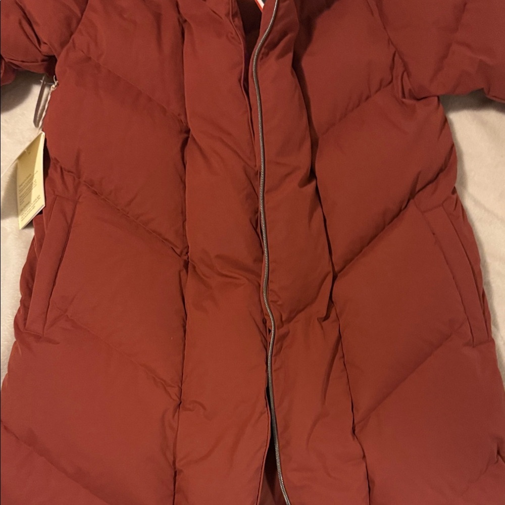 NWT Aritzia Wilfred long puffer coat M - Picture 12 of 12